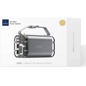 Resim AKBELLİ GROUP Taşınabilir Powerbank Dijital Ekranlı Fenerli SOS İşlevli Wiwu P003 40000mAh 100W IP67 Gri 