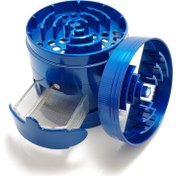 Resim Çekmeceli 60 mm. Mavi Grinder Herbal Parçalayıcı pz38mv 