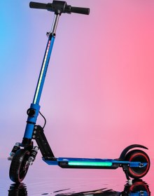 Resim MODAONN MİNİ BONİTO Çocuk Katlanabilir, LED Işıklı, Amortisörlü Elektrikli Scooter – Ayarlanabilir Direksiyo 