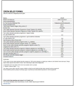 Resim Uğur UAF 609M Gcpet Comfort Ankastre Fırın Gri 