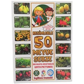 Resim Laço Kids İlk 50 Meyve Sebze LCFH7135 