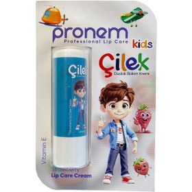 Resim Pronem Kids Dudak Bakım Kremi Erkek Çilek 4,8gr 