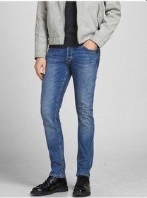 Resim Jack & Jones Jack&jones Jjıglenn Jjorıgınal Erkek Slim Fit Kot Pantolon Mavi 001 