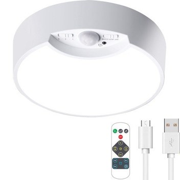 Hareket Sensörlü Tavan Işığı, Şarj Edilebilir Kısılabilir K22664