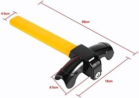 Resim Hırsızlık Karşı Direksiyon Kilidi, Kırılmaz Güvenlik Tasarımı, Çoğu Araba Için, Yüksek Görünürlük caydırıcı, Kolay Kurulumla 