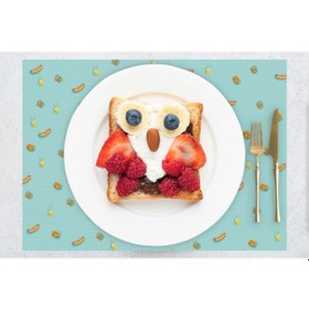 Resim Adawall Home Tazmania Monster Kumaş Amerikan Servis 4'lü Set 35x5 Çok Renkli 