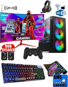 Resim DMC N82x (PUBG,GTA 5) I5 3470,16gb,256gb Ssd,500gb Hdd,8gb Rx580,23,8 Curved Masaüstü Oyuncu Bilgisayarı 