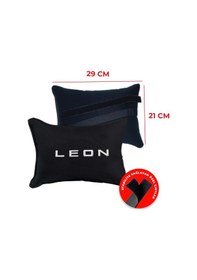 Resim Seat Leon Nakışlı Otomind Boyun Yastığı Seti 