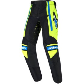 Resim Alpinestars Kids Racer Nomur Çocuk Kros Motosiklet Pantolonu Siyah Mavi Sarı 