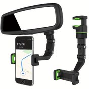 Resim 360° Dönebilen Ayarlanabilir L-Şekilli Araba Telefon Tutucu - Çok Fonksiyonlu GPS Navigasyon ve Müzik Standı, Araba ve Ev Kullanımı İçin, Dayanıklı Plastik, Güce Gerekli Değil, Otomatik Cep Telefonu Tutucu, Araç Aksesuarı, Modern Aksesuar, Sağlam İnşaat 