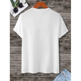 Resim Nemere Baskılı Oversize T-Shirt - Beyaz 