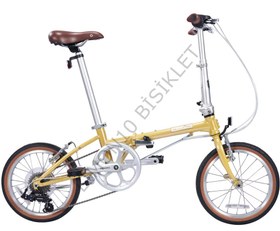 Resim Dahon 2026 Boardwalk D7 16 Jant Katlanır Bisiklet Gold 