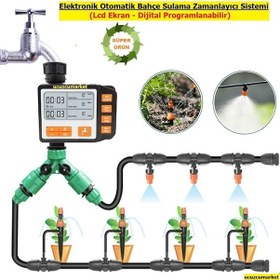 Resim Otomatik Sulama Saati Zamanlayıcısı Bahçe Sulama Elektroniksistem 