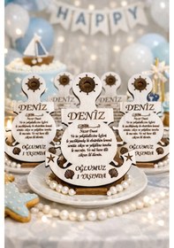 Resim Çapa Temalı Şık Magnet Kişiye Özel 25 Adettir No 056 