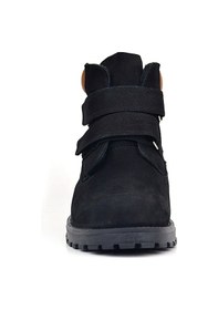 Resim Rakerplus Neson Hakiki Deri Siyah Nubuk Cırtlı Erkek Çocuk Bot Siyah 