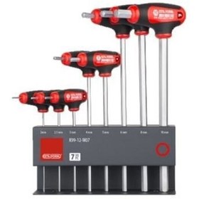 Resim CETA FORM Ceta 8 Parça T Saplı Allen Anahtar Takımı (METAL STAND İLE) 