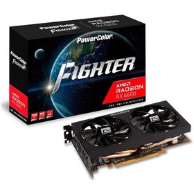 Resim Powercolor AMD Radeon RX 6600 Fighter AXRX 6600 8GBD6-3DH 8 GB GDDR6 128 Bit Ekran Kartı 