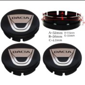 Resim Dacia Siyah Krom Jant Kapak 3A 3D 3bs 