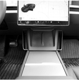 Resim Anjiexun Tesla Model 3+ Highland 2024 Orta Konsol Şarj Silikon Pedi 