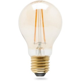 Resim Osram A60 7W Vintage 1906 Led Cl A Fıl Gold 55 Non-Dim E27 Ampul - Sarı Işık 