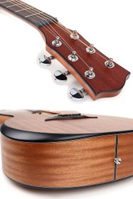 Resim Maxword M450-EQ-50AMP Masif Ağaç 50W Amfili Elektro Akustik Gitar Seti üst Segment 