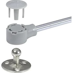 Resim TeknoKapsül 4 Adet Std Dolap Amortisörü Gazlı Piston Kapak Hidroliği 27 cm 80N 