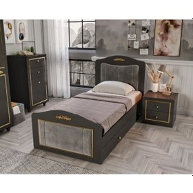 Resim Tokyo Antrasit Yavrulu Karyola 