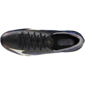 Resim Mizuno Alpha 3 Japan Erkek Krampon Siyah / Mavi 
