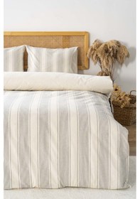 Resim Rivaistanbul Nenas Antrasit Çift Kişilik Nevresim Takımı 4 Parça %100 Pamuklu Krem 