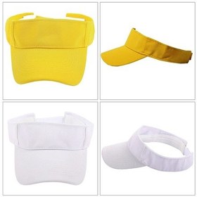 Resim Unisex Uv Koruyucu Sporcu Plaj Vizör Şapka 2 Li Set (547423583) 