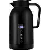 Resim Unfathomable Araba Sıcak Su Isıtıcısı 1200ML Açık Su Bardağı Araba Sıcaklık Kontrolü LCD Ekran Araba Seyahat Kahve Makinesi (Yurt Dışından) 