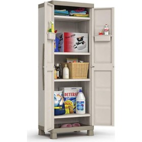 Resim 2 Kapılı 5 Bölmeli Banyo Mutfak Balkon Plastik Dolap Kiler Diğer 