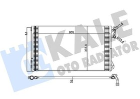 Resim KALE 376700 | Klima Radyatörü (Kondenser) 03-1-Seri (E81-E87) 3-Seri (E90-E91) X1 (E84) 