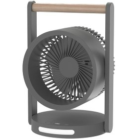 Resim Ofis İçin Taşınabilir Büyük Kapasiteli Usb Masa Vantilatörü Koyu Gri, 