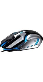 Resim Gomax Gmx M2 Rgb Işıklı Optik Oyuncu Faresi - Gaming Mouse Siyah 