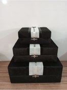 Resim Sonem Çeyiz Çeyiz Sandık Gelin Damat Çanta Bohça Kutusu 3lü 0555 