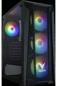 Resim Vento Vg15fe 650w 80+ Temperli Cam Rgb Atx Bilgisayar Kasası FSP