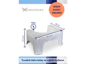 Resim Sabanbaba Beyaz, Klozet Taburesi 
