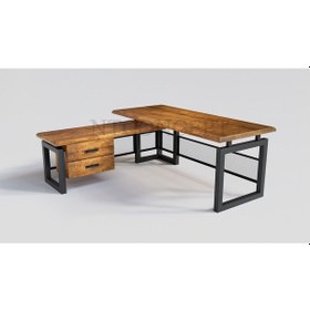 Resim Ntconcept Ntconcept Masif Ağaç Ofis Takımı (505975495) 