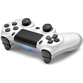 Resim Büro Ev Ofis Oyun Konsolu İçin Beyaz Tarz Ps4 Gamepad Oyun Kolu 