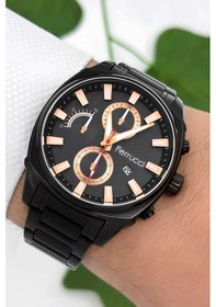 Resim Ferrucci 3atm Suya Dayanıklı Erkek Kol Saati, Çelik Kordon & Özel Tasarım, Siyah Sdfer160 Siyah 