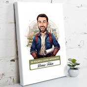 Resim Karikatürlü En Başarılı Erkek Çevre Mühendisi Kanvas Tablo 