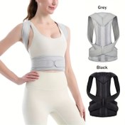 Resim 1 Kadın Duruş Düzeltici Bel Eğitmeni, Elastik Polyester Kumaş, Düz Renk, Sadece Elde Yıkama, Tek Paket 