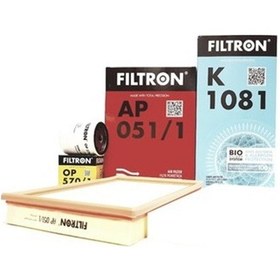 Resim Opel Corsa C 1.2 1.4 Benzin Periyodik Bakım Filtre Seti Fıltron Marka 