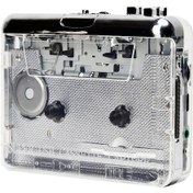 Resim Jeehugo Usb Type-c Dijital Ses Kaydedici - Transparan Taşınabilir Kaset Çalar, Mp3/wav Dönüştürücü Pil Ve Kaset Hariç 10" 