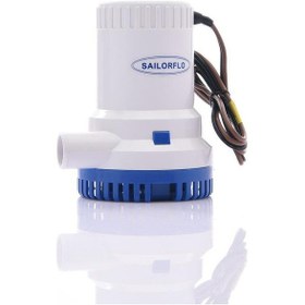 Resim Sailorflo Dikey Sintine Pompası 2000GPH 24V 5A 