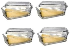 Resim Paşabahçe Frigo Kapaklı Kahvaltılık - Tereyağlık Peynirlik Bölmesizü 4 Lü Set 072oa 