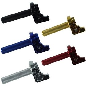 Resim Sones Motosiklet Modifiye Cnc Kolu Gaz Kelepçesi El Kavrama Büyük Tork Yağı Görsel Gaz Kelebeği Hızlandırıcı Kırmızı 