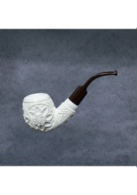 Resim Yunar Zanera 9mm. Filtreli Akrilik Saplı Lületaşı Pipo 12001m 