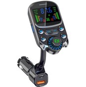 Resim Jeehugo Siyah Araç Bt5.3 Fm Transmitörü - 2" Oled Ekran, Pd+qc3.0 Hızlı Şarj, Tf/usb Müzik Çalar, Sesli Komut, Voltaj Monitörü 